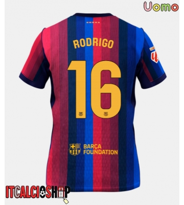 Barcelona Rodri Hernandez #16 Prima Maglia 2026-27 Manica Corta